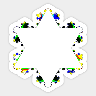 Koch Curve VI Sticker